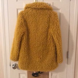 top shop fluffy jacket
